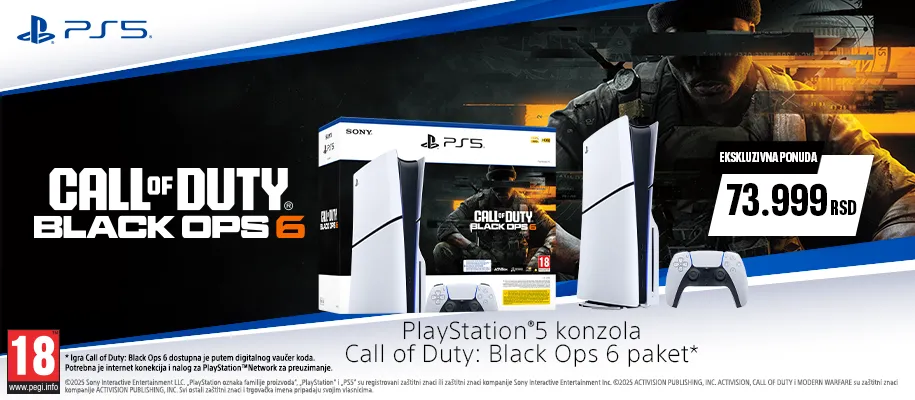 Sony PlayStation 5 1TB Slim + PS5 Call of Duty Black Ops 6